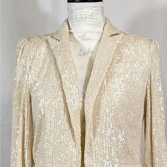 Generation Love Serafina Sequin Open-Front Blazer size S - Picture 9 of 14